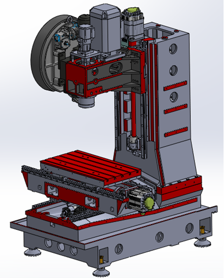 Cấu trúc máy phay CNC